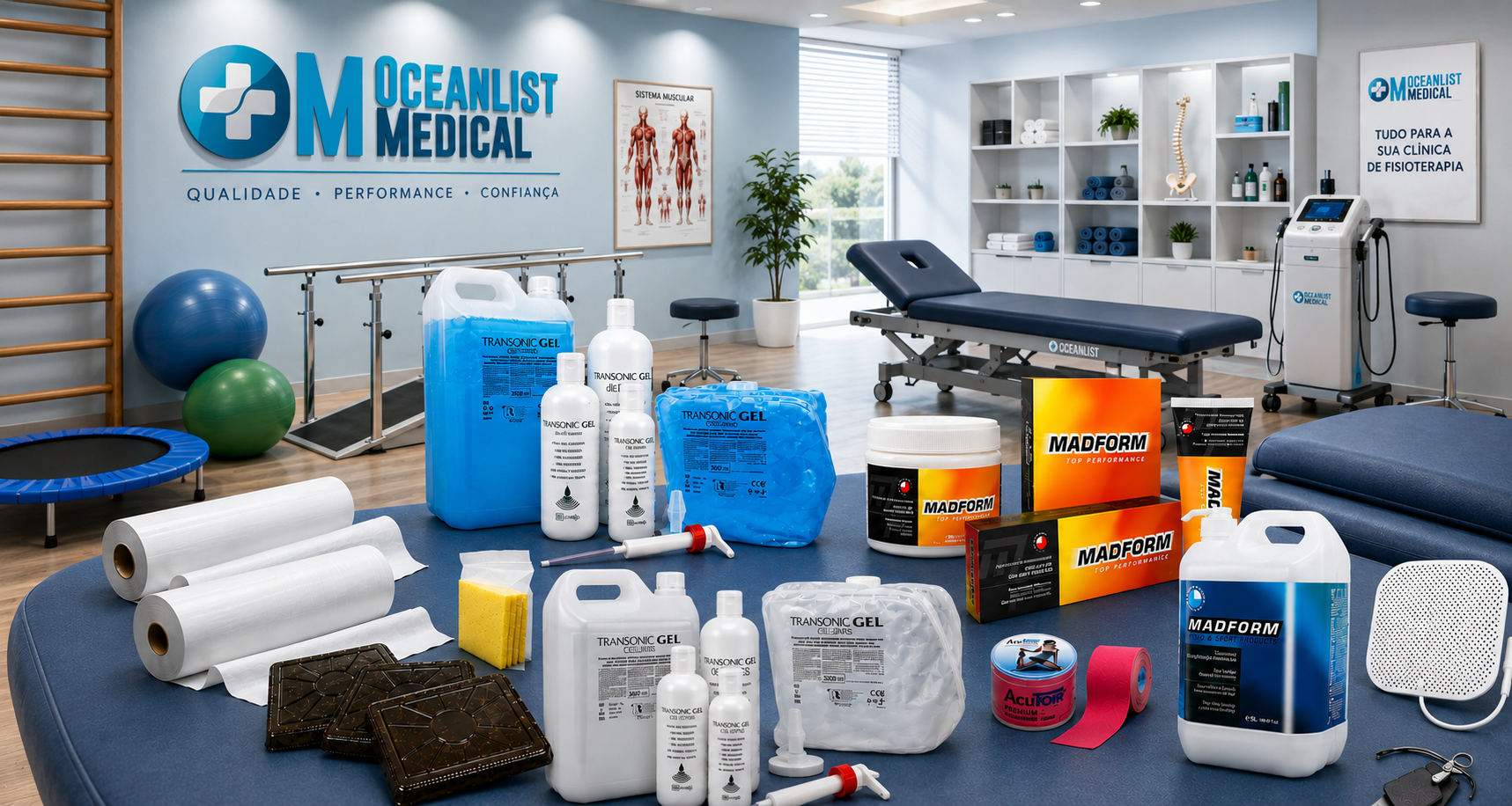 Consumíveis a venda na OceanList Medical